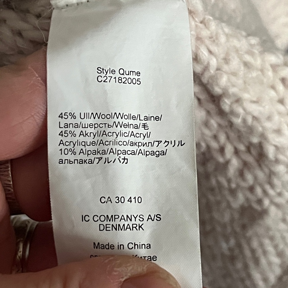 InWear Danish Wool Mix Poncho - Picture 5 of 6